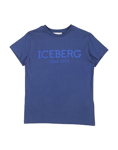 ICEBERG T-shirt Navy blue 100% Cotton