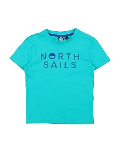 NORTH SAILS T-Shirt Tūrkis 100% Baumwolle