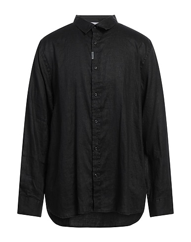 RICHMOND X Linen shirt Black 100% Linen