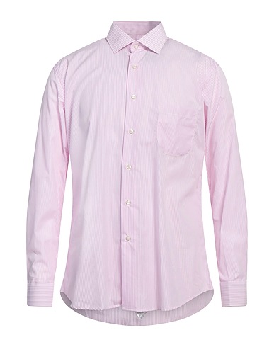 MIRTO Camicia a righe Rosa 100% Cotone