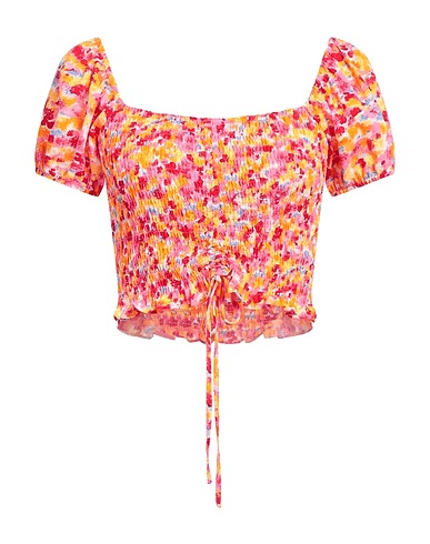 LILI SIDONIO by MOLLY BRACKEN Top Orange 100% Polyester