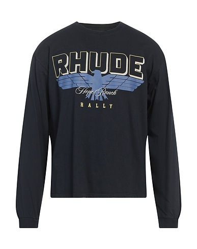 RHUDE T-shirt Black 100% Cotton