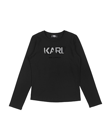 KARL LAGERFELD T-Shirt Schwarz 72% Baumwolle, 22% Modal, 6% Elastan