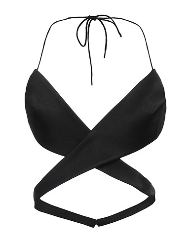 ALEX PERRY Top Black 82% Triacetate, 18% Polyester