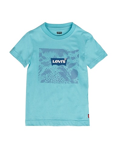 LEVI'S T-shirt Celeste 100% Cotone organico