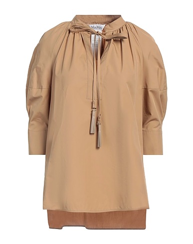 MAX MARA トップス キャメル コットン 100%