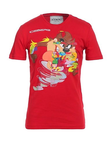 ICEBERG T-shirt Red 100% Cotton