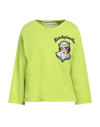 SHIRTAPORTER Sweatshirt Lime green 100% Cotton