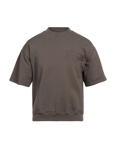MAGLIANO Sweatshirt Chocolate brown 100% Cotton, Elastane