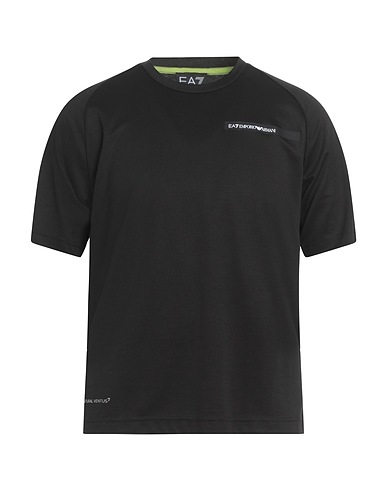 EA7 T-shirt Nero 49% Poliestere, 42% Poliammide, 9% Elastan