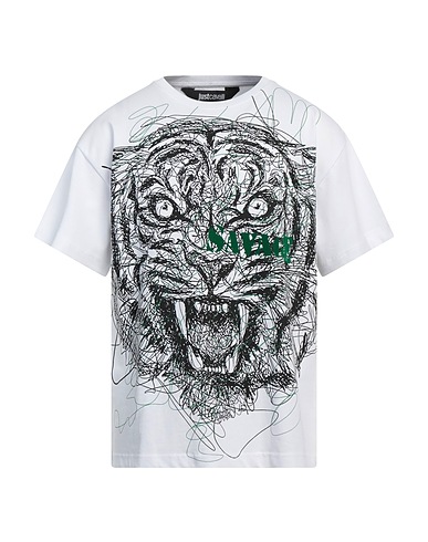 JUST CAVALLI T-shirt White 100% Cotton
