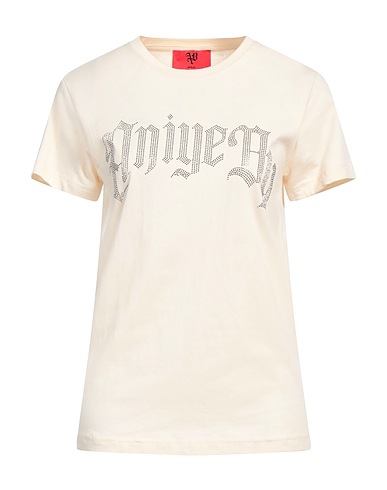 ANIYE BY T-shirt Cream 100% Cotton