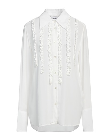 MASON'S Solid color shirts & blouses White 100% Viscose