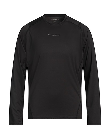 FILLING PIECES T-shirt Black 84% Polyester, 16% Elastane
