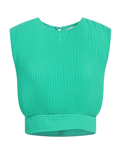LIU •JO Top Verde chiaro 100% Poliestere