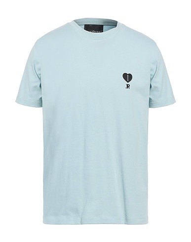 JOHN RICHMOND T-shirt Celeste 100% Cotone