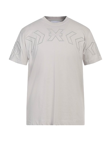 RICHMOND X T-shirt Light grey 100% Pima Cotton