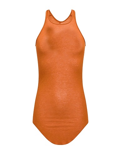 RICK OWENS Canotta Cammello 88% Viscosa, 12% Seta