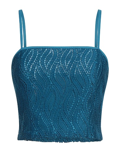 PENNYBLACK Top Deep teal 100% Polyester, Cotton