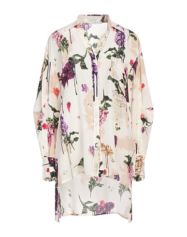 HIGH Floral shirts & blouses Cream 100% Silk