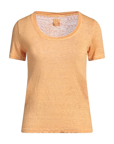 120% LINO T-shirt Mustard 100% Linen