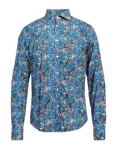 KOIKE Patterned shirt 97% Cotton, 3% Elastane