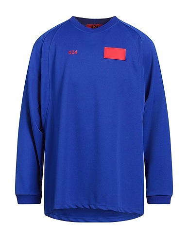 424 FOURTWOFOUR T-shirt Bright blue 100% Polyester