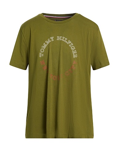 TOMMY HILFIGER T-shirt Military green 100% Cotton