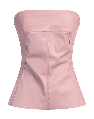 RICK OWENS Top Antique rose 65% Lambskin, 34% Cotton, 1% Lycra®