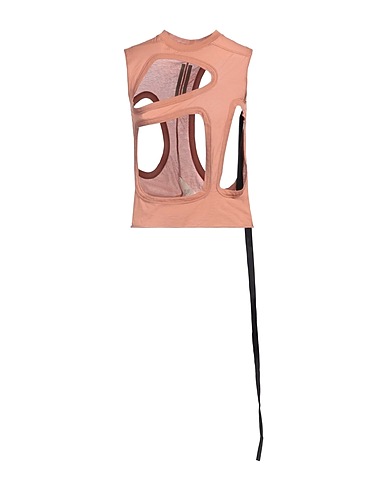 DRKSHDW by RICK OWENS Top Antique rose 100% Cotton