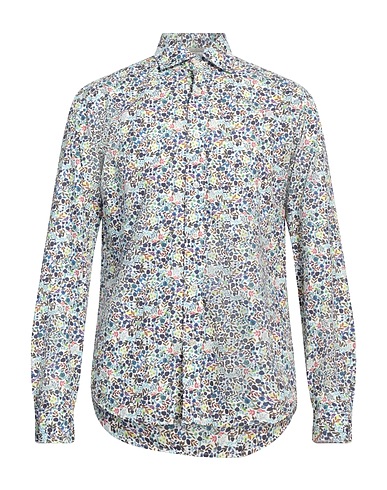 FIL NOIR Camicia fantasia Blu navy 100% Cotone