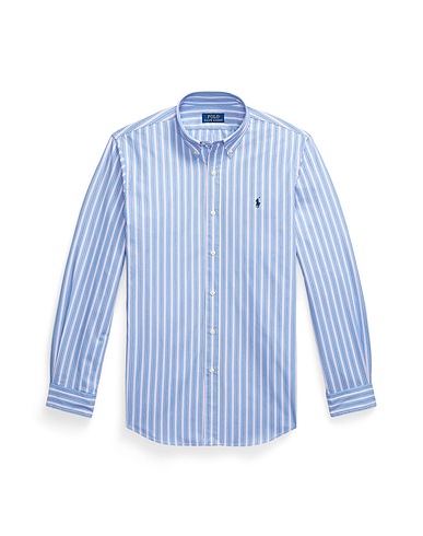 POLO RALPH LAUREN ストライプ柄シャツ ライトブルー コットン 91% / ポリウレタン 9%