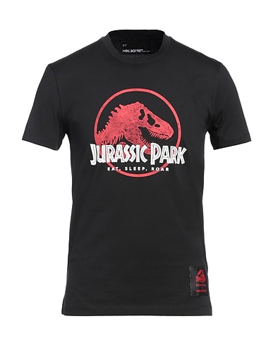 NEIL BARRETT T-shirt JURASSIC PARK X NEIL BARRETT Black 100% Cotton