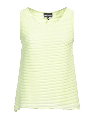 EMPORIO ARMANI Top VERDE CHIARO 92% Polyester, 8% Elastane
