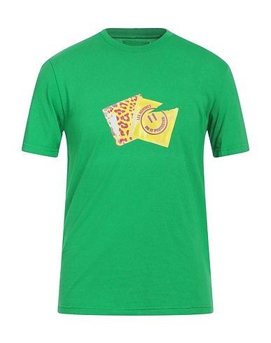 LES HOMMES T-shirt Green 100% Cotton