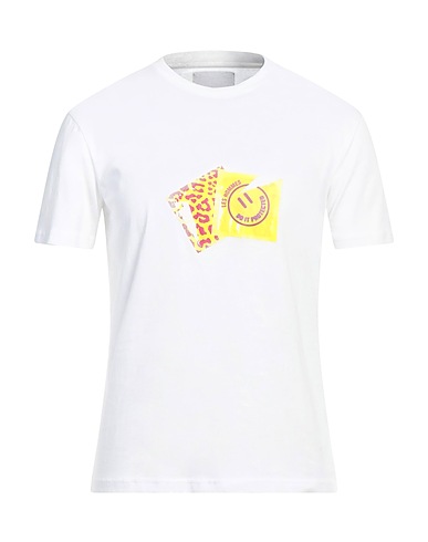 LES HOMMES T-shirt White 100% Cotton