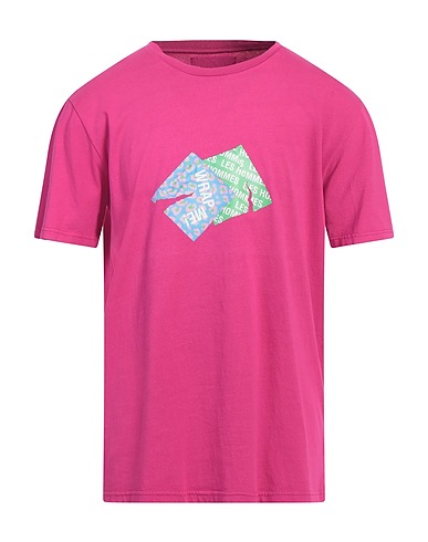 LES HOMMES T-shirt Magenta 100% Cotone