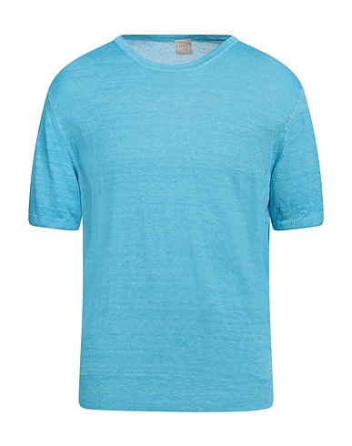 120% LINO Jumper Azure 100% Linen