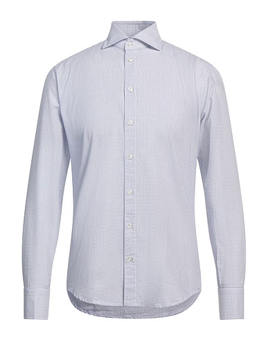 BASTONCINO Checked shirt White 100% Cotton