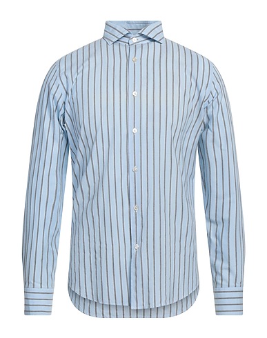 KOIKE Striped shirt Sky blue 100% Cotton