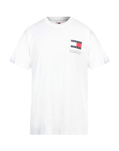 TOMMY JEANS T-Shirt Weiß 100% Baumwolle