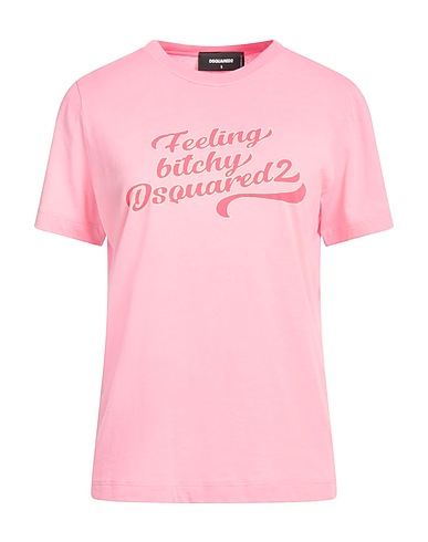 DSQUARED2 T-shirt Pink 50% Cotton, 50% Polyester