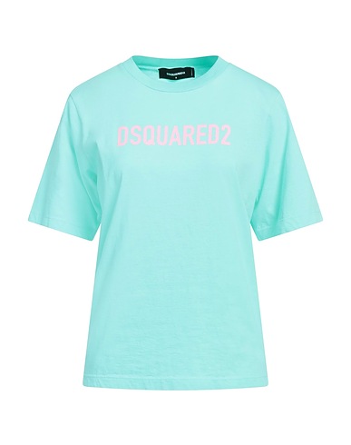 DSQUARED2 T-shirt Turquoise 100% Cotton