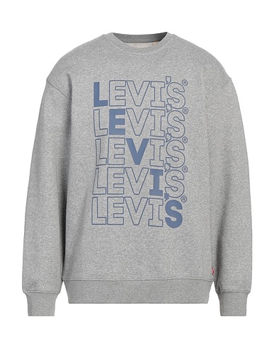 LEVI'S Sweatshirt Grey 80% Cotton, 20% Polyester