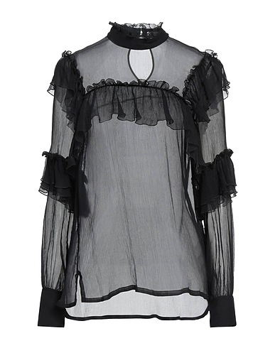 HIGH Silk top Black 100% Silk