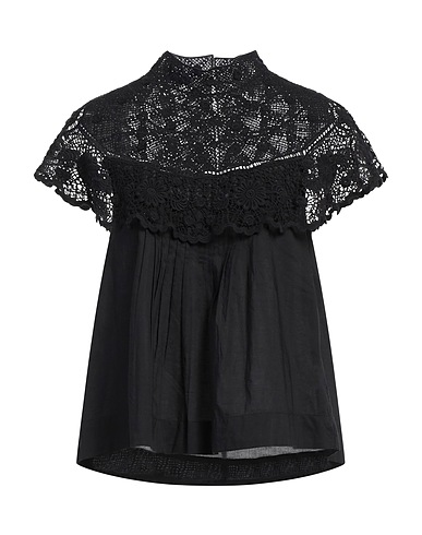 SEA Top Schwarz 100% Baumwolle