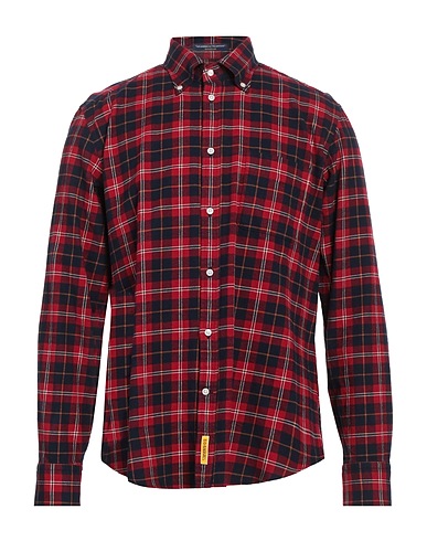 B.D.BAGGIES Checked shirt Red 100% Cotton