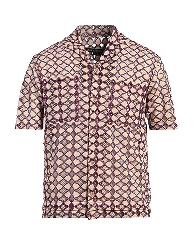 ANDERSSON BELL Patterned shirt Beige 100% Polyester