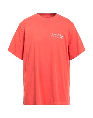 LEVI'S T-shirt Orange 100% Cotton