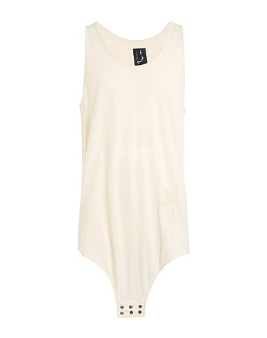 RICK OWENS x CHAMPION Tank top Ivory 100% Cotton